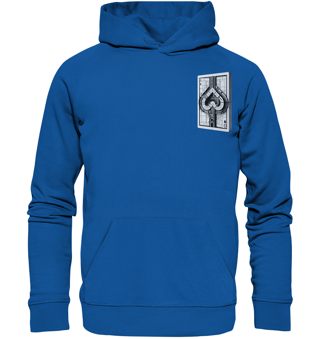 Abstract Ace of Spades - Organic Hoodie