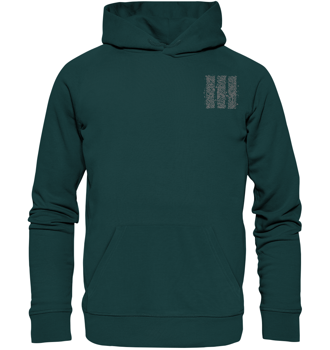 Calligraphy Columns - Organic Hoodie