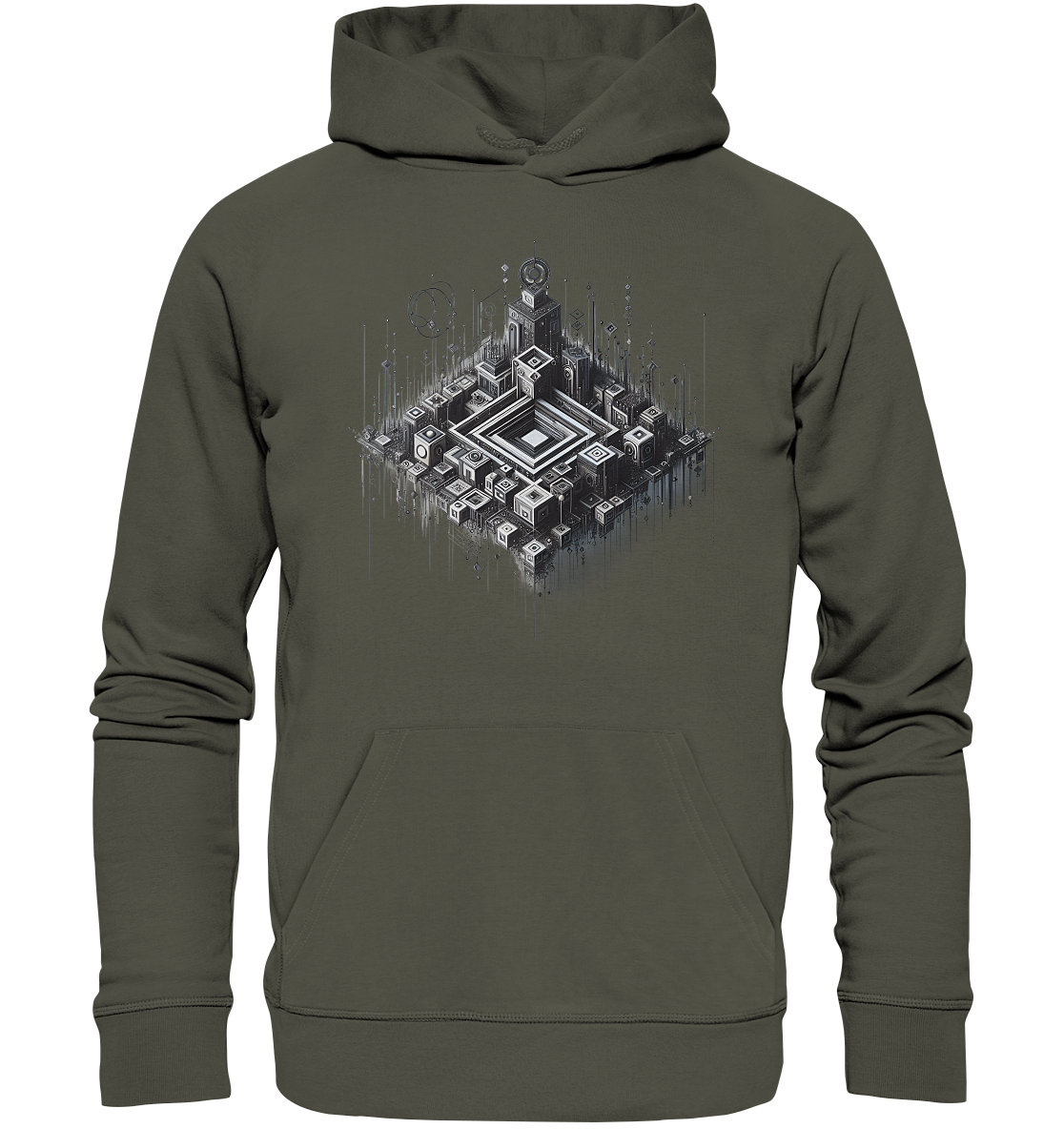 Abstract Art - Organic Hoodie