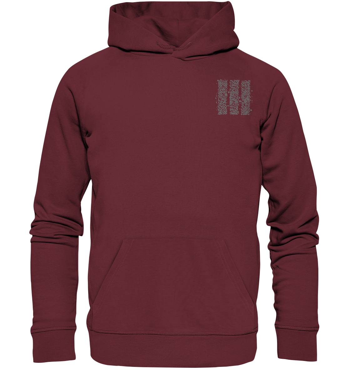 Calligraphy Columns - Organic Hoodie