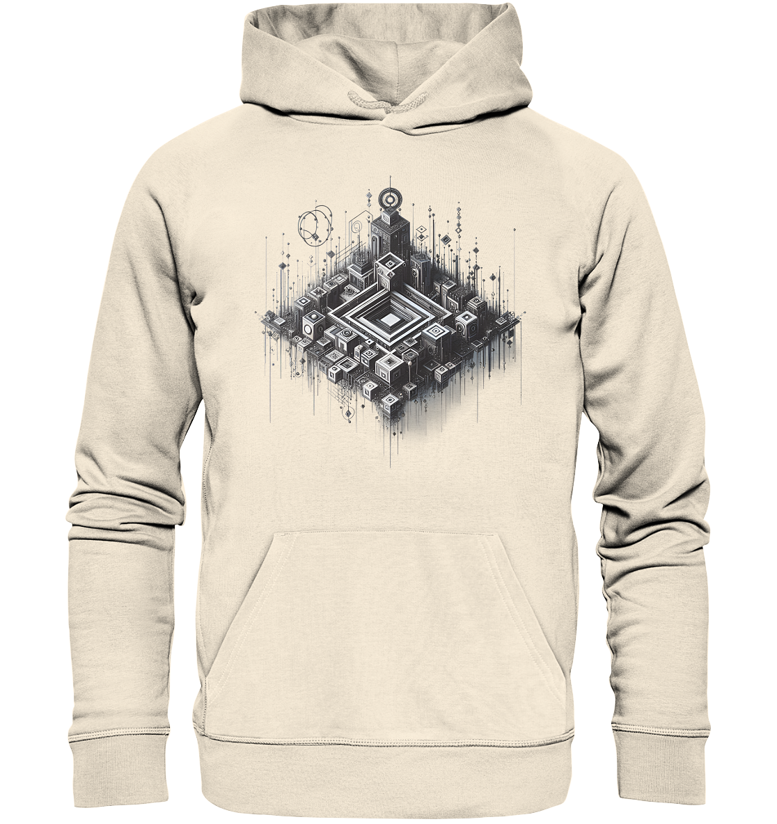 Abstract Art - Organic Hoodie