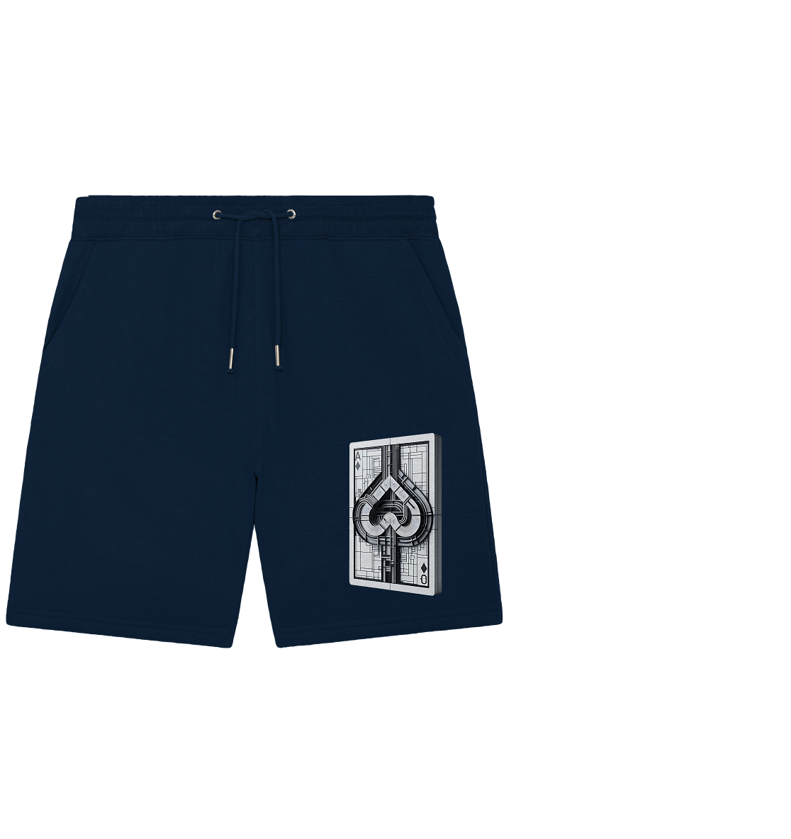 Abstract Ace of Spades - Organic Jogger Shorts