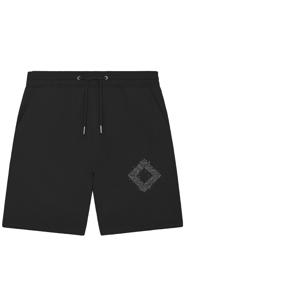 Calligraphy Square - Organic Jogger Shorts