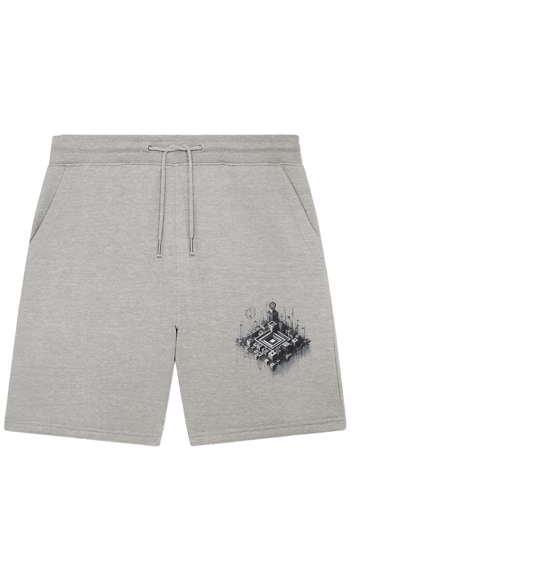 Abstract Art - Organic Jogger Shorts