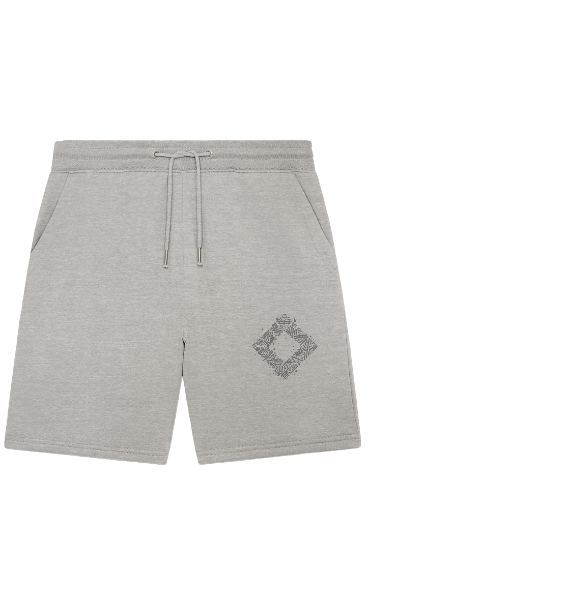 Calligraphy Square - Organic Jogger Shorts