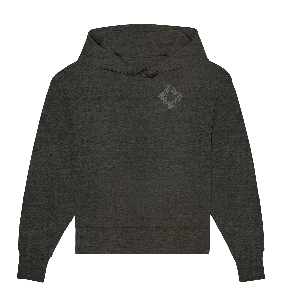 Calligraphy Square - Organic Oversize Hoodie