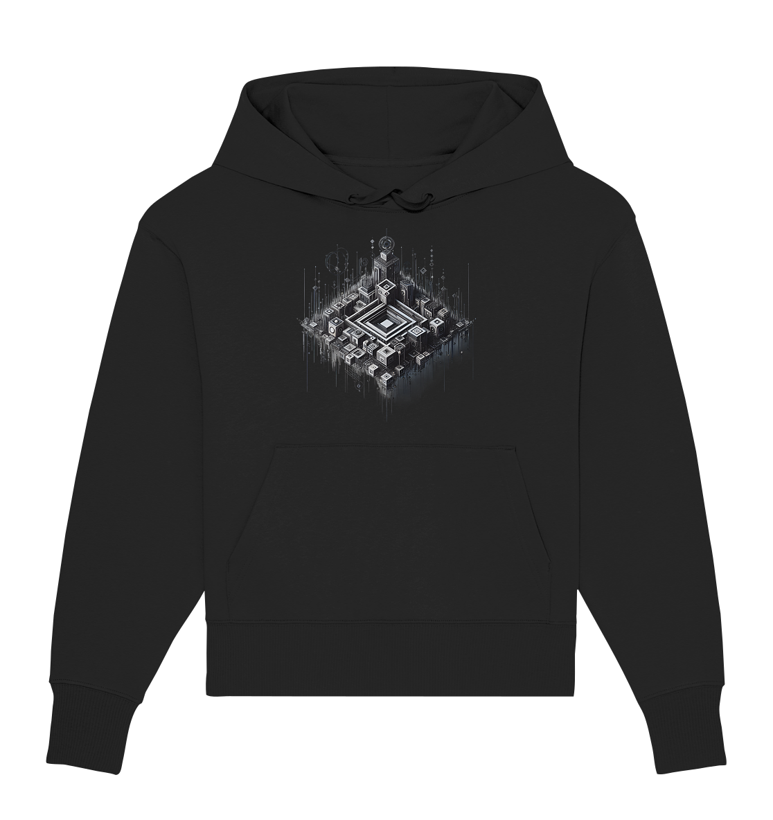 Abstract Art - Organic Oversize Hoodie