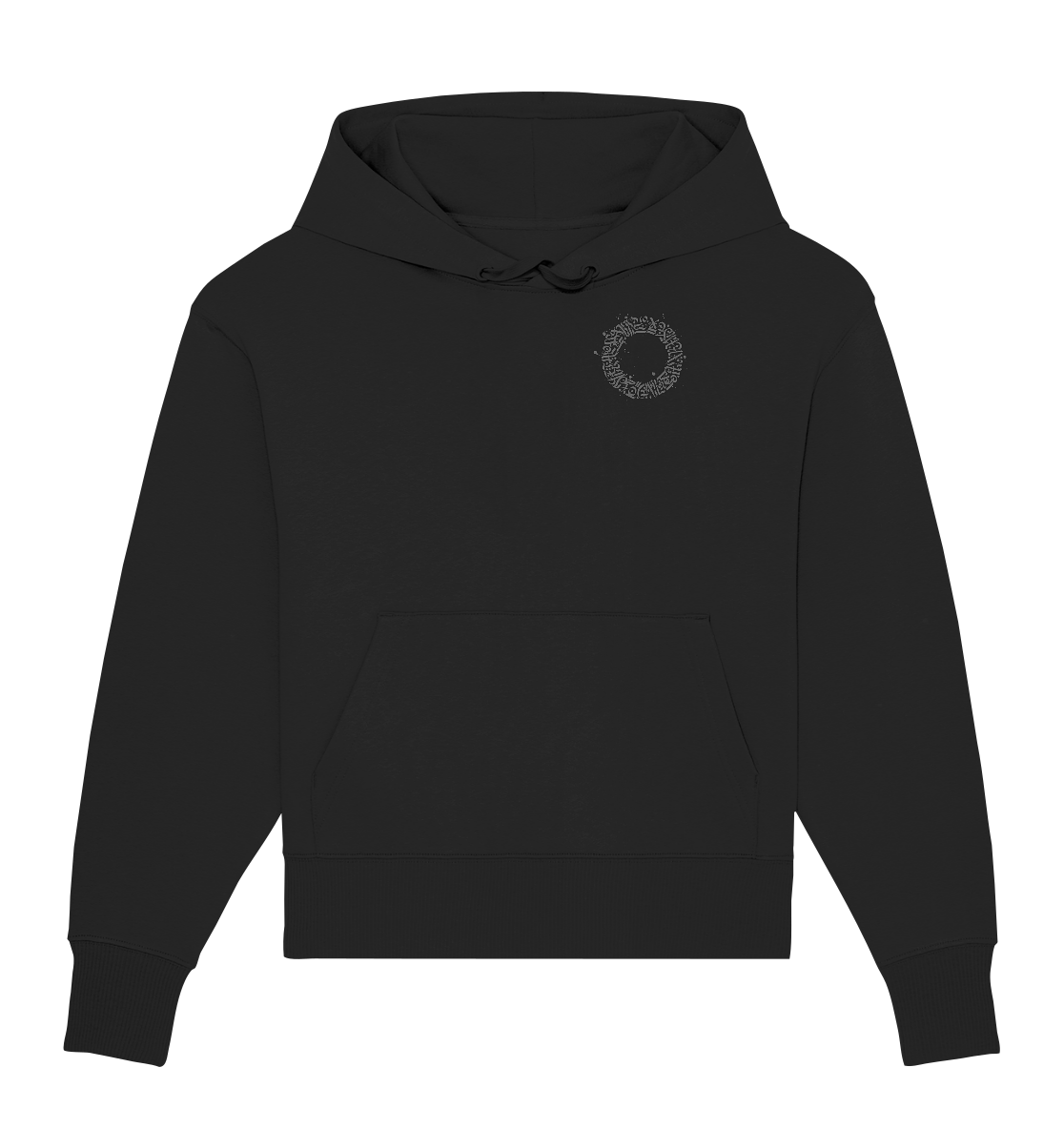 Calligraphy Ball - Organic Oversize Hoodie