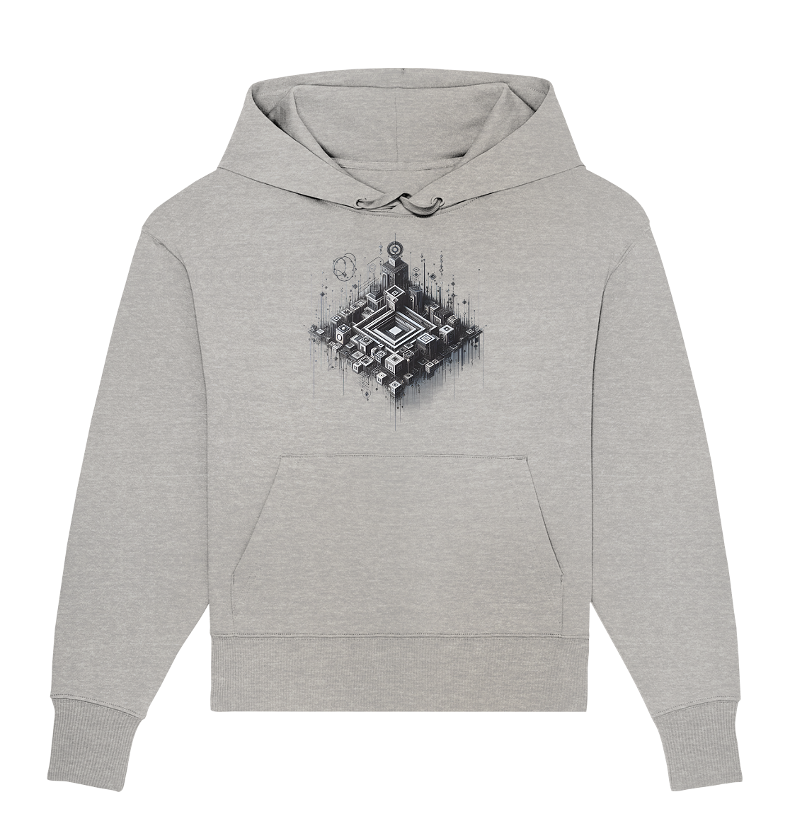 Abstract Art - Organic Oversize Hoodie