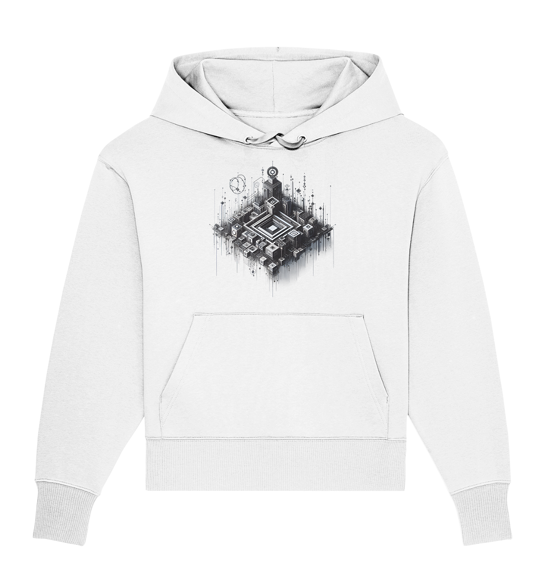 Abstract Art - Organic Oversize Hoodie