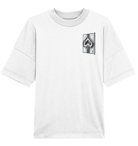 Abstract Ace of Spades - Organic Oversize Shirt