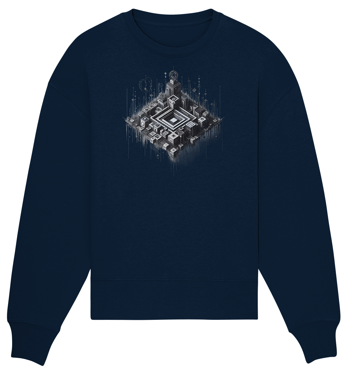 Abstract Art - Organic Oversize Sweatshirt