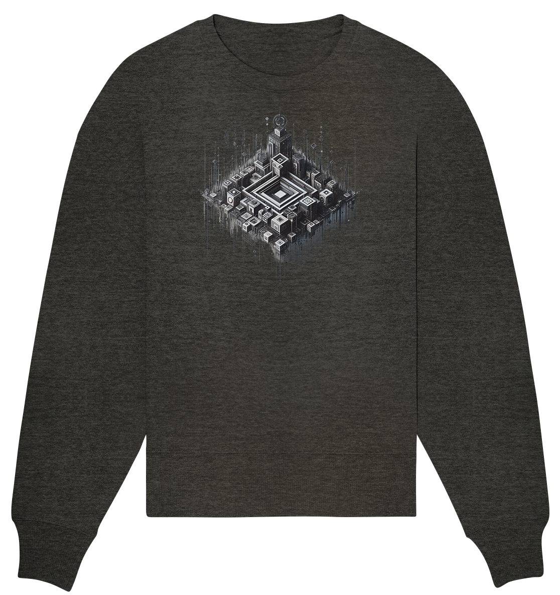 Abstract Art - Organic Oversize Sweatshirt