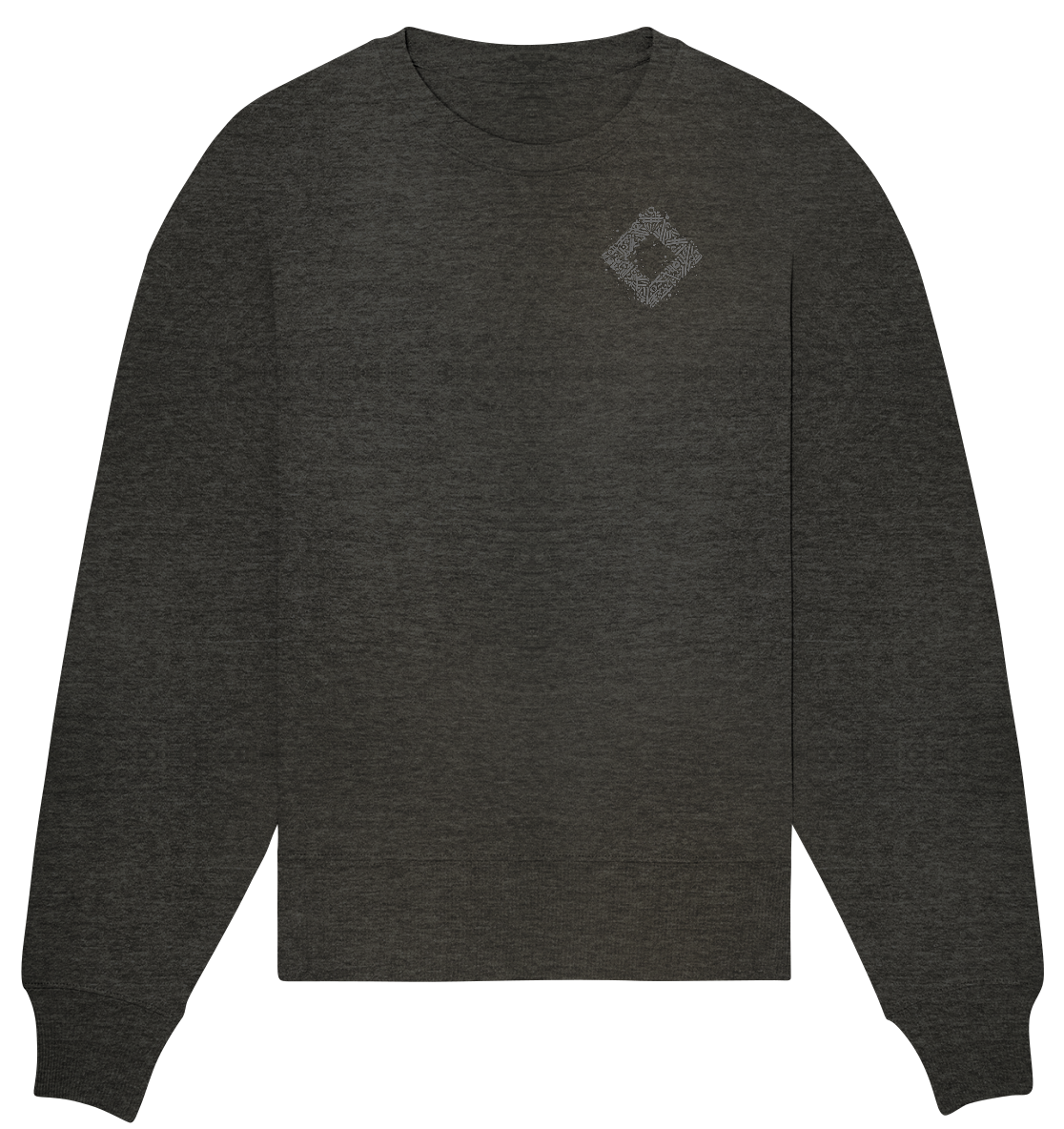 Calligraphy Square - Organic Oversize Sweatshirt