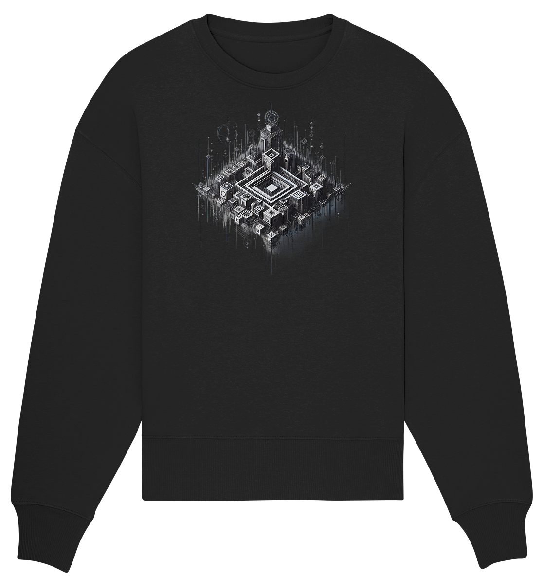 Abstract Art - Organic Oversize Sweatshirt