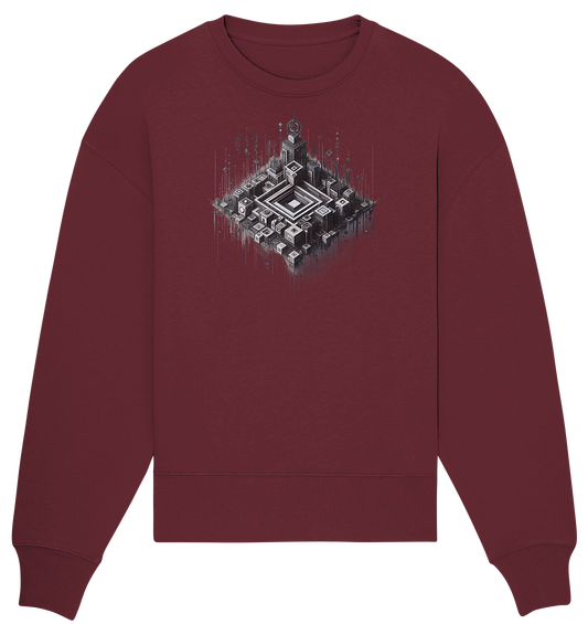 Abstract Art - Organic Oversize Sweatshirt