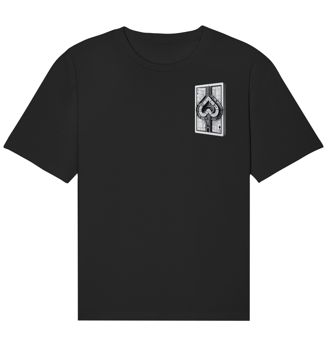 Abstract Ace of Spades - Organic Relaxed Shirt