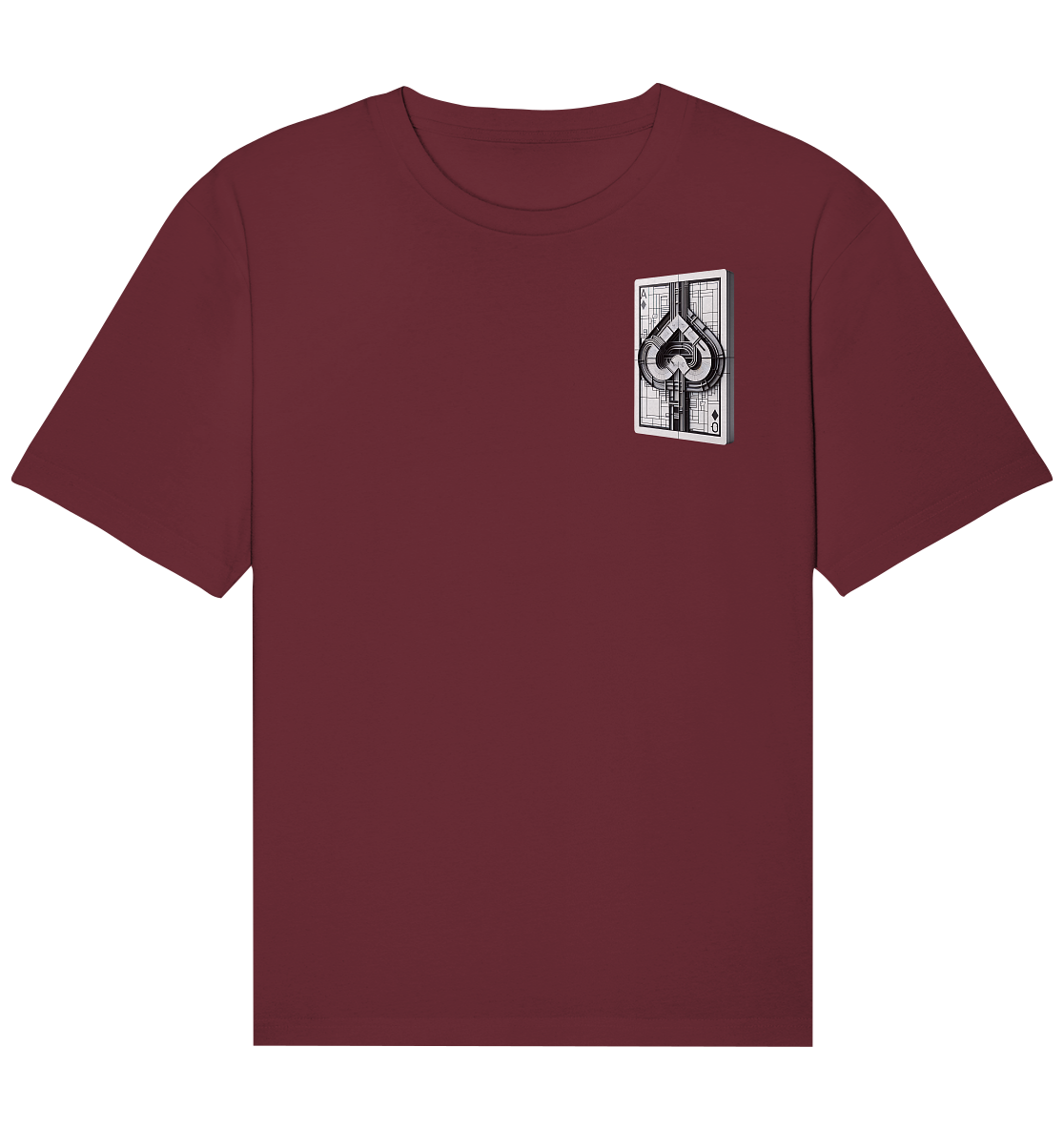 Abstract Ace of Spades - Organic Relaxed Shirt