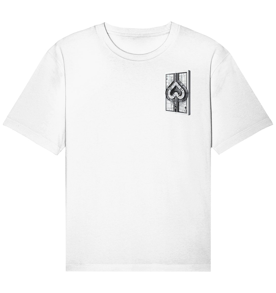 Abstract Ace of Spades - Organic Relaxed Shirt