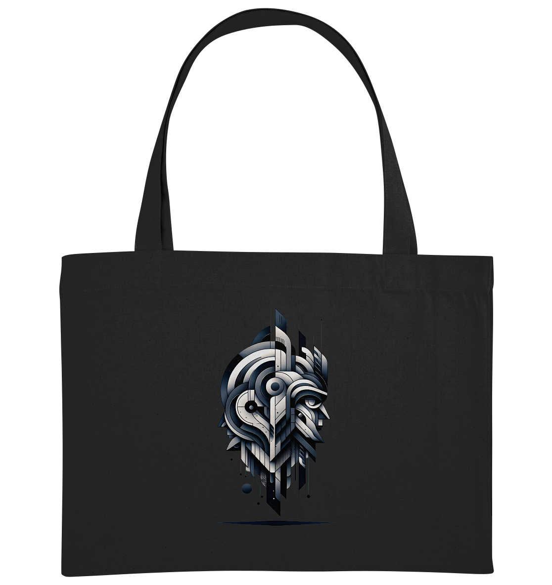 Abstract King - Organic Shopping Bag