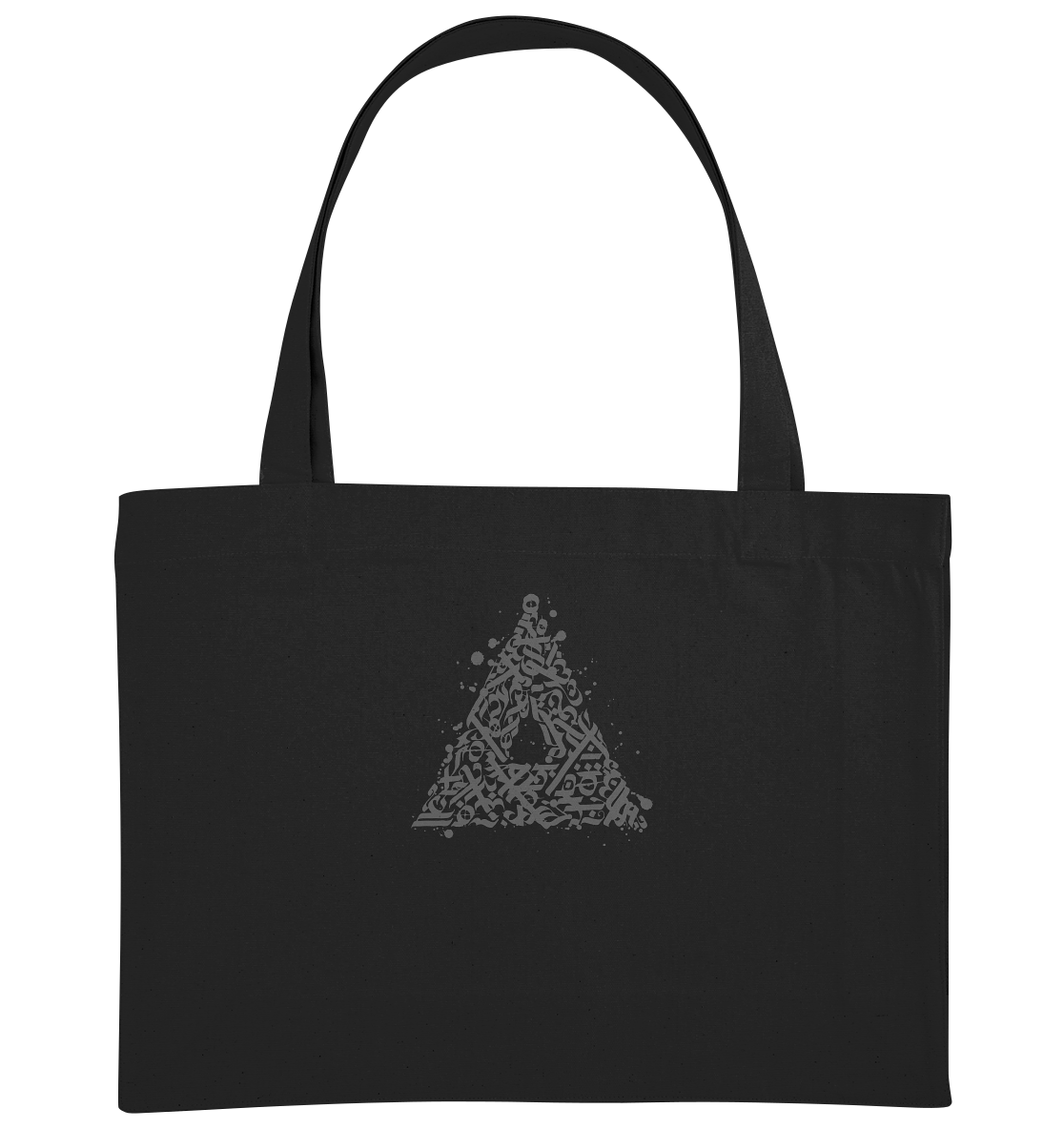 Calligraphy Triangle - Organic Shopping Bag