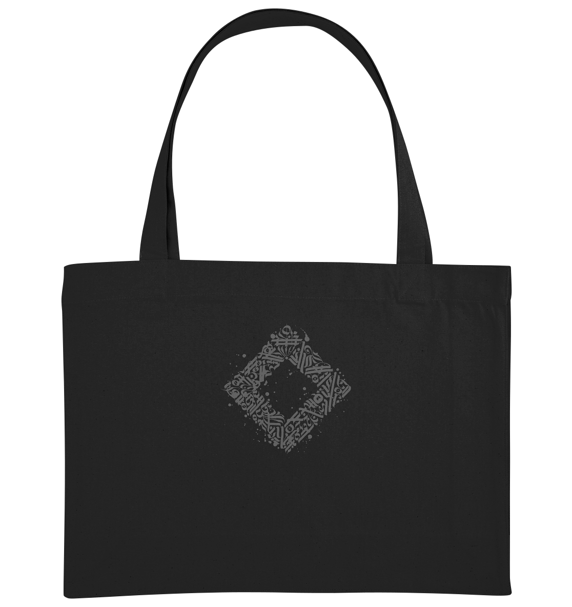 Calligraphy Square - Organic Shopping Bag