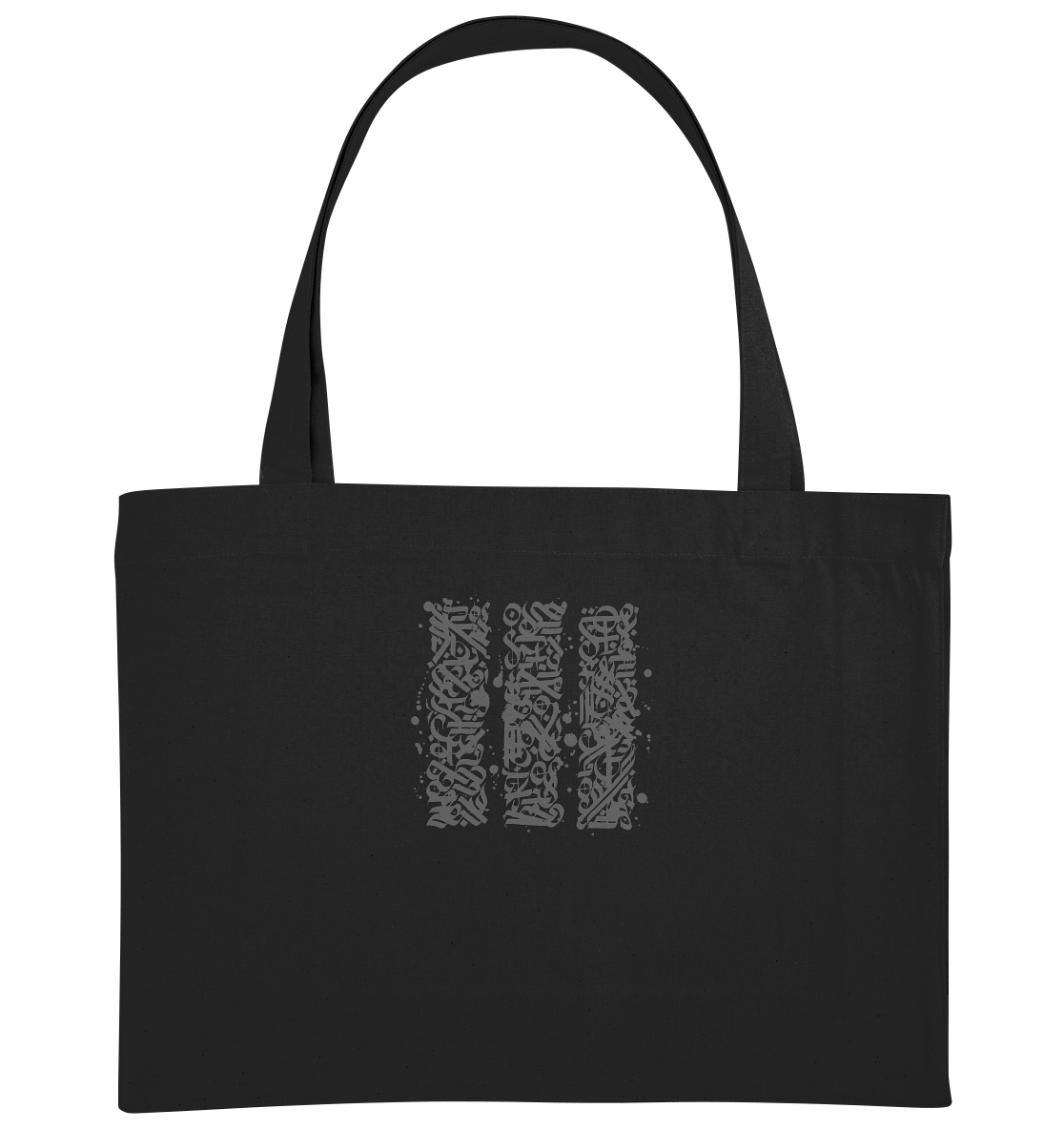 Calligraphy Columns - Organic Shopping Bag