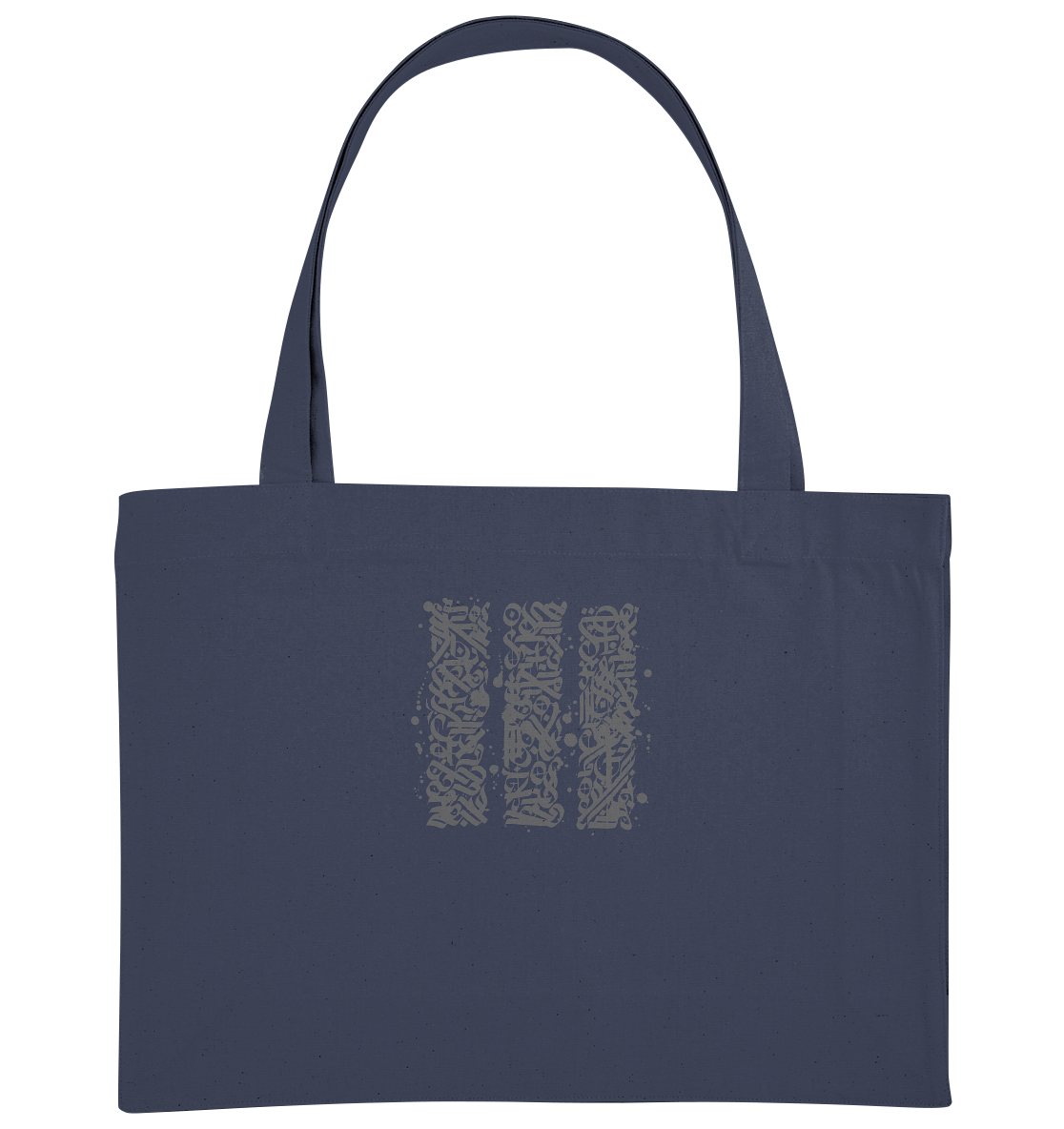 Calligraphy Columns - Organic Shopping Bag