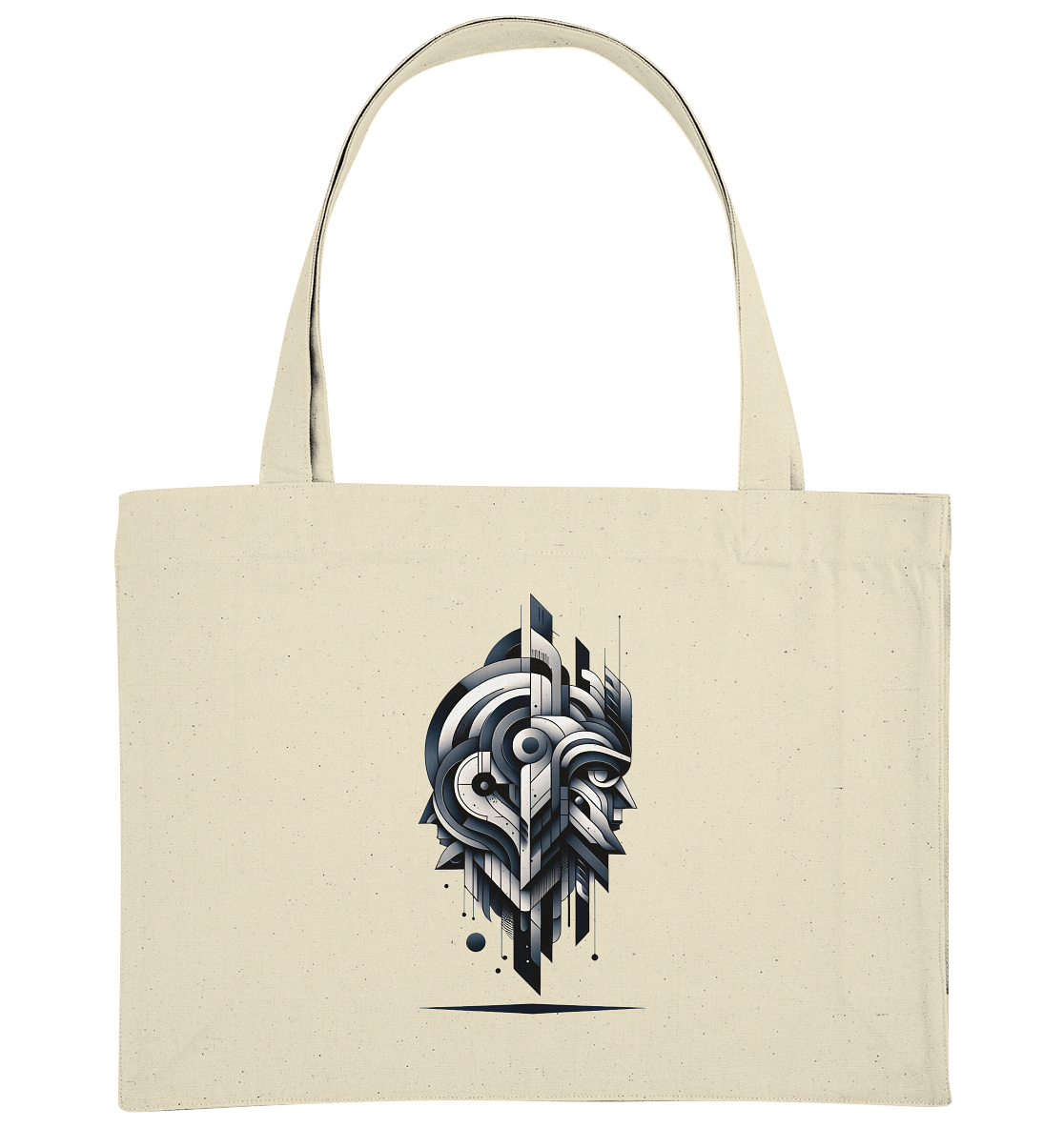 Abstract King - Organic Shopping Bag