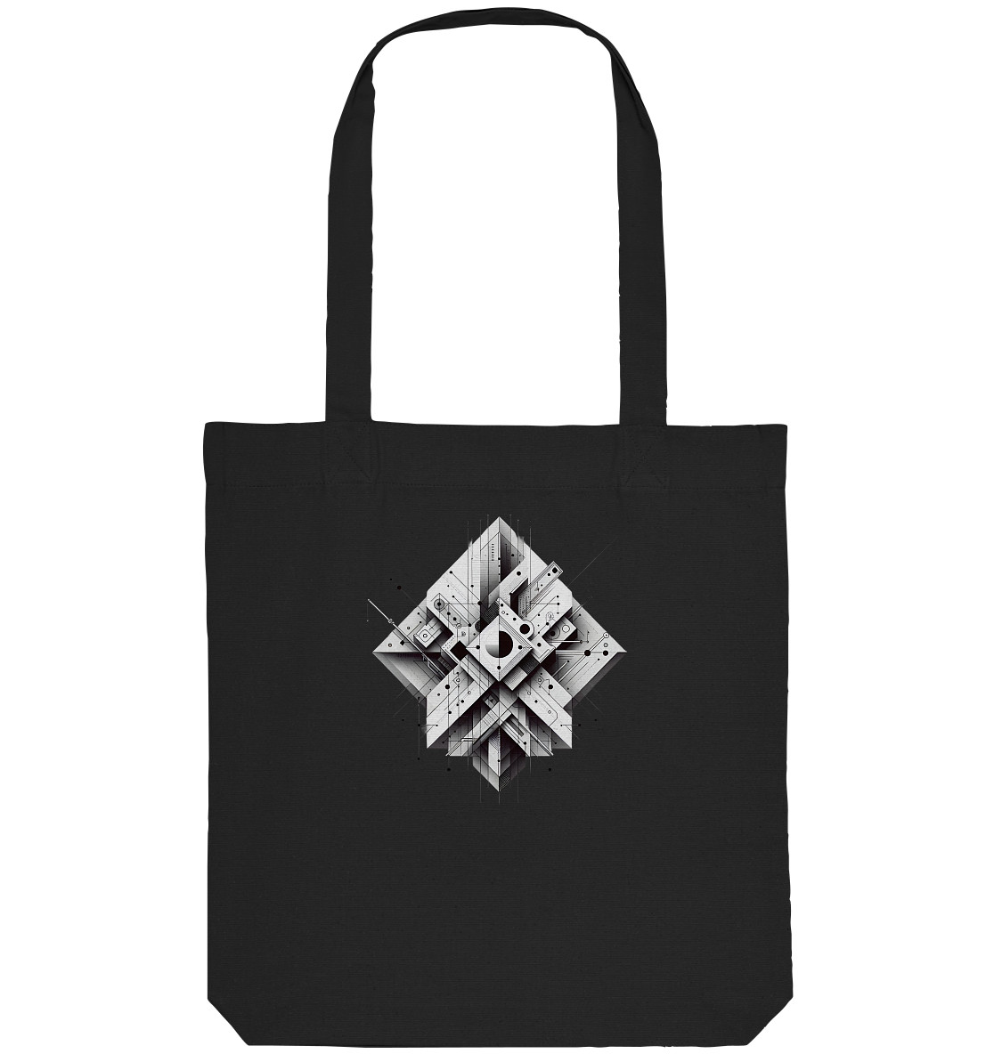 Abstract Technology - Organic Tote Bag