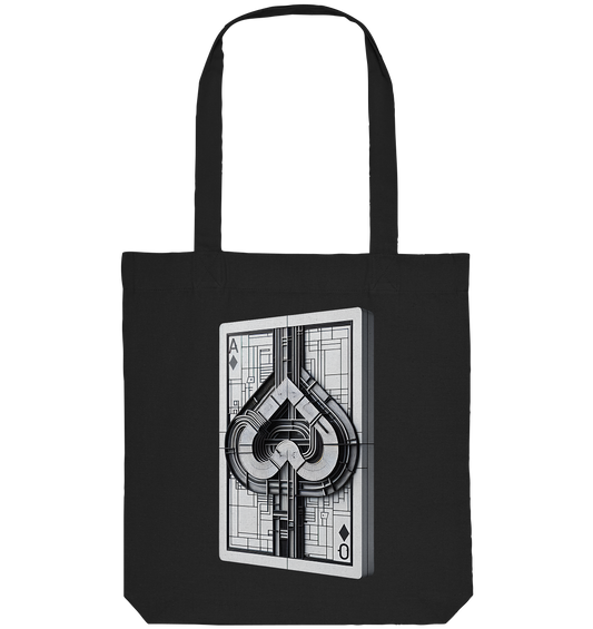 Abstract Ace of Spades - Organic Tote Bag