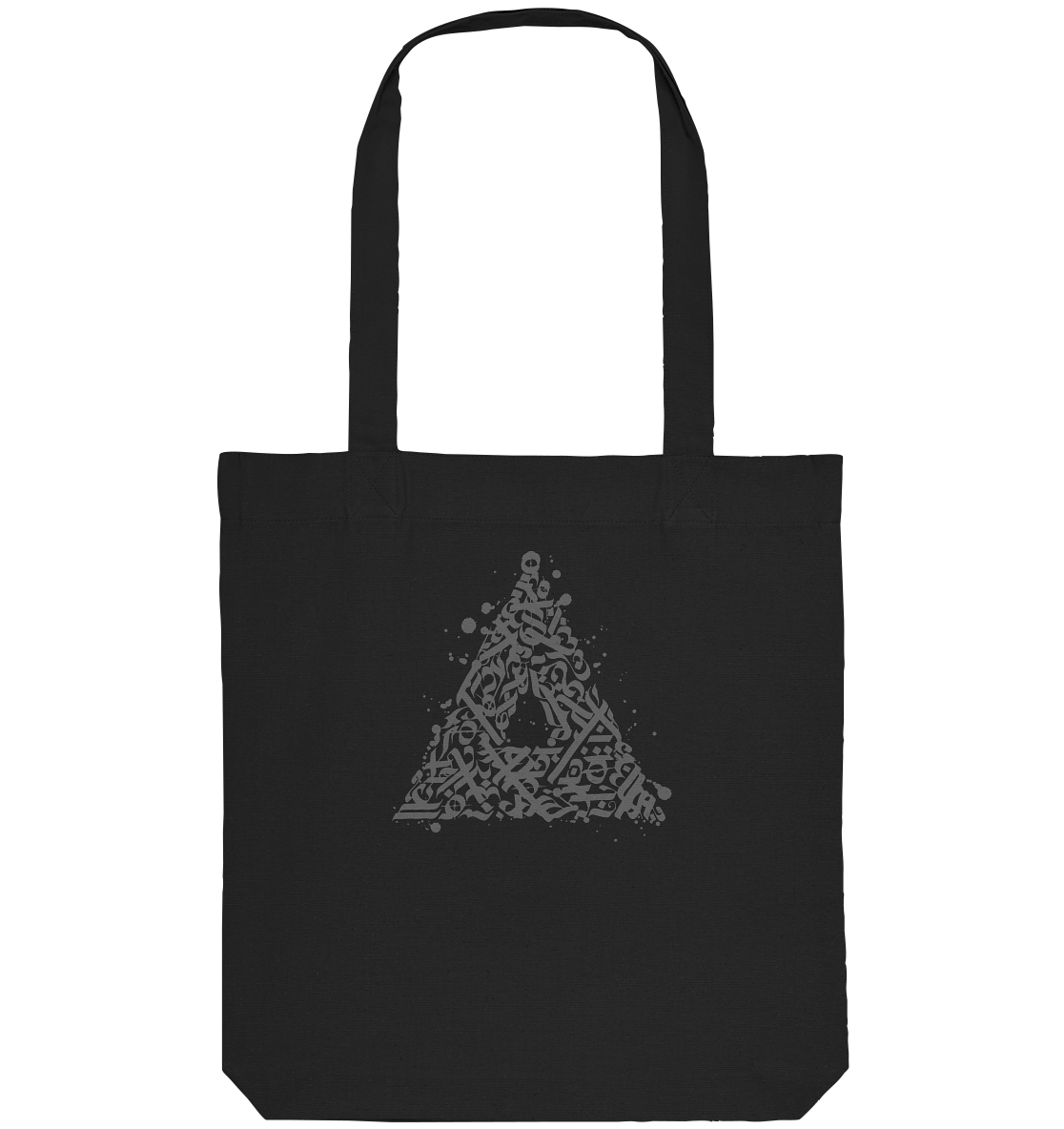 Calligraphy Triangle - Organic Tote Bag