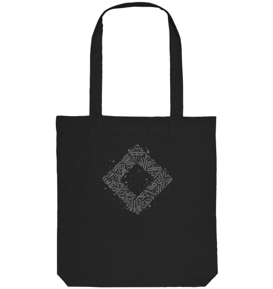 Calligraphy Square - Organic Tote Bag