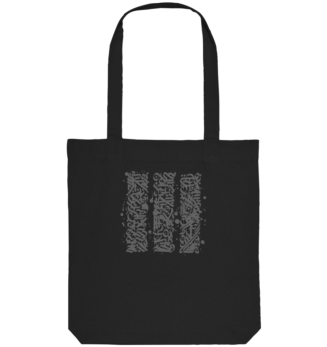 Calligraphy Columns - Organic Tote Bag