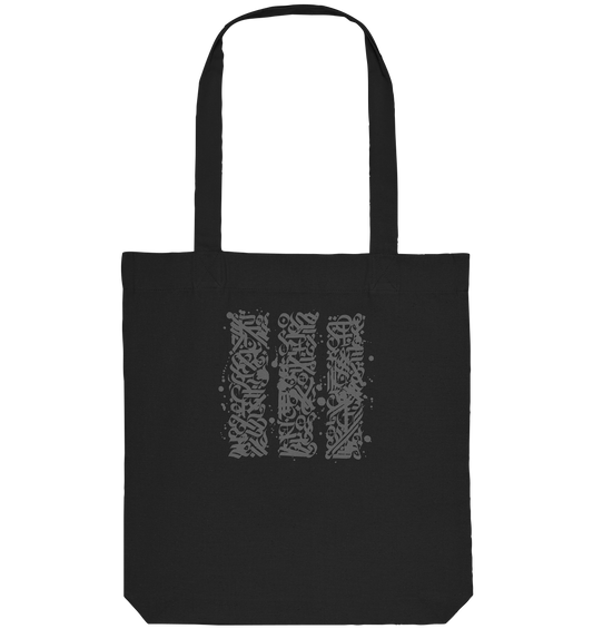 Calligraphy Columns - Organic Tote Bag