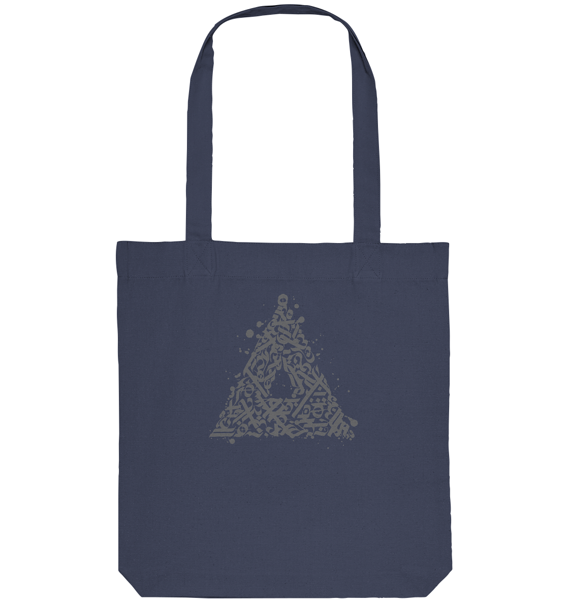 Calligraphy Triangle - Organic Tote Bag