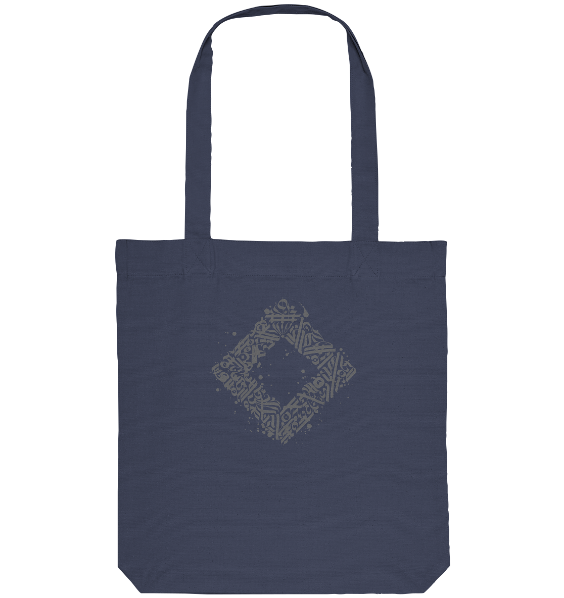 Calligraphy Square - Organic Tote Bag