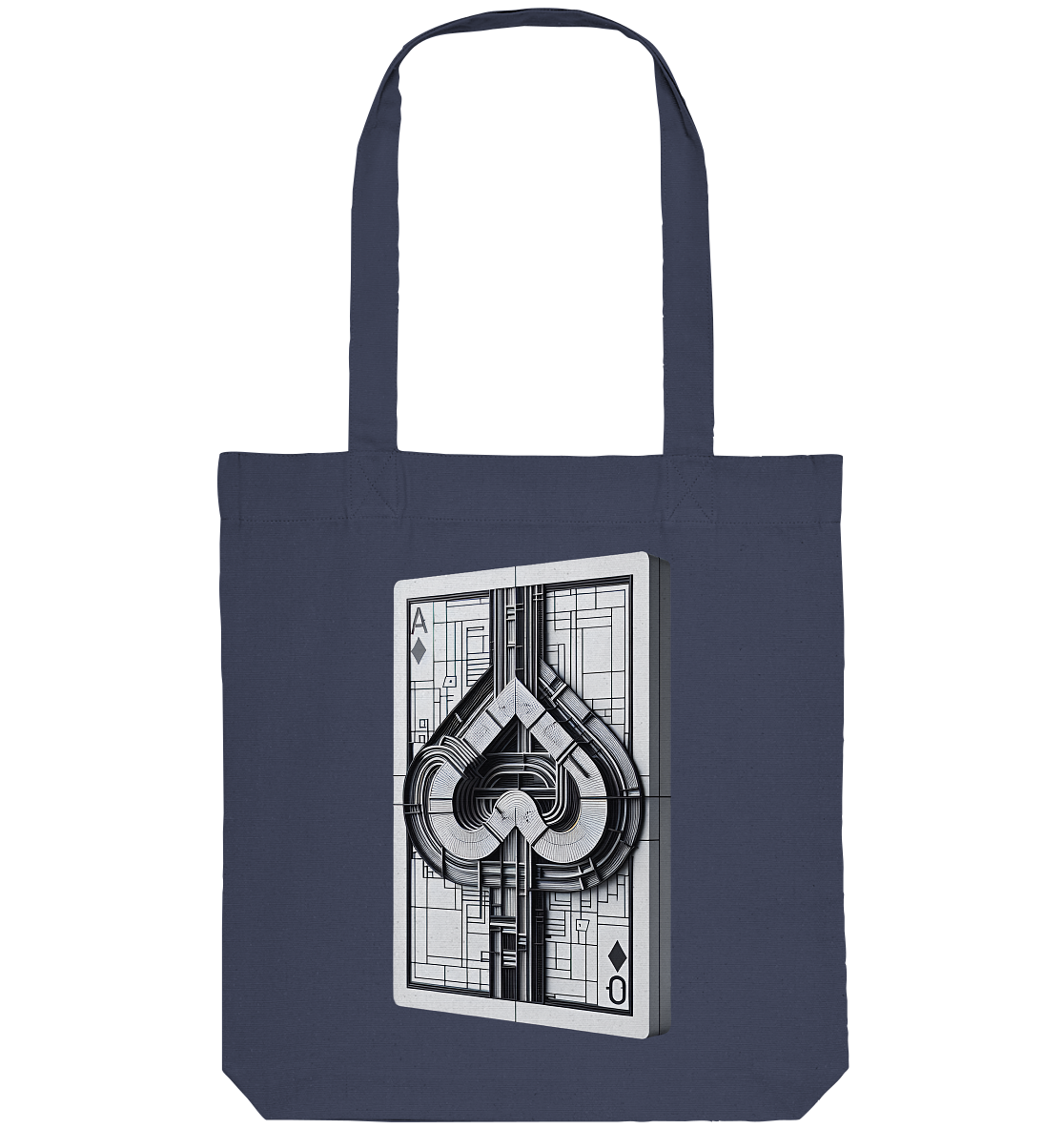 Abstract Ace of Spades - Organic Tote Bag