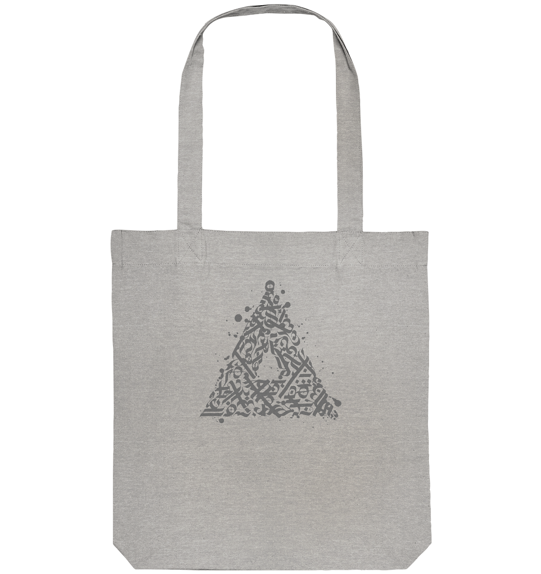 Calligraphy Triangle - Organic Tote Bag