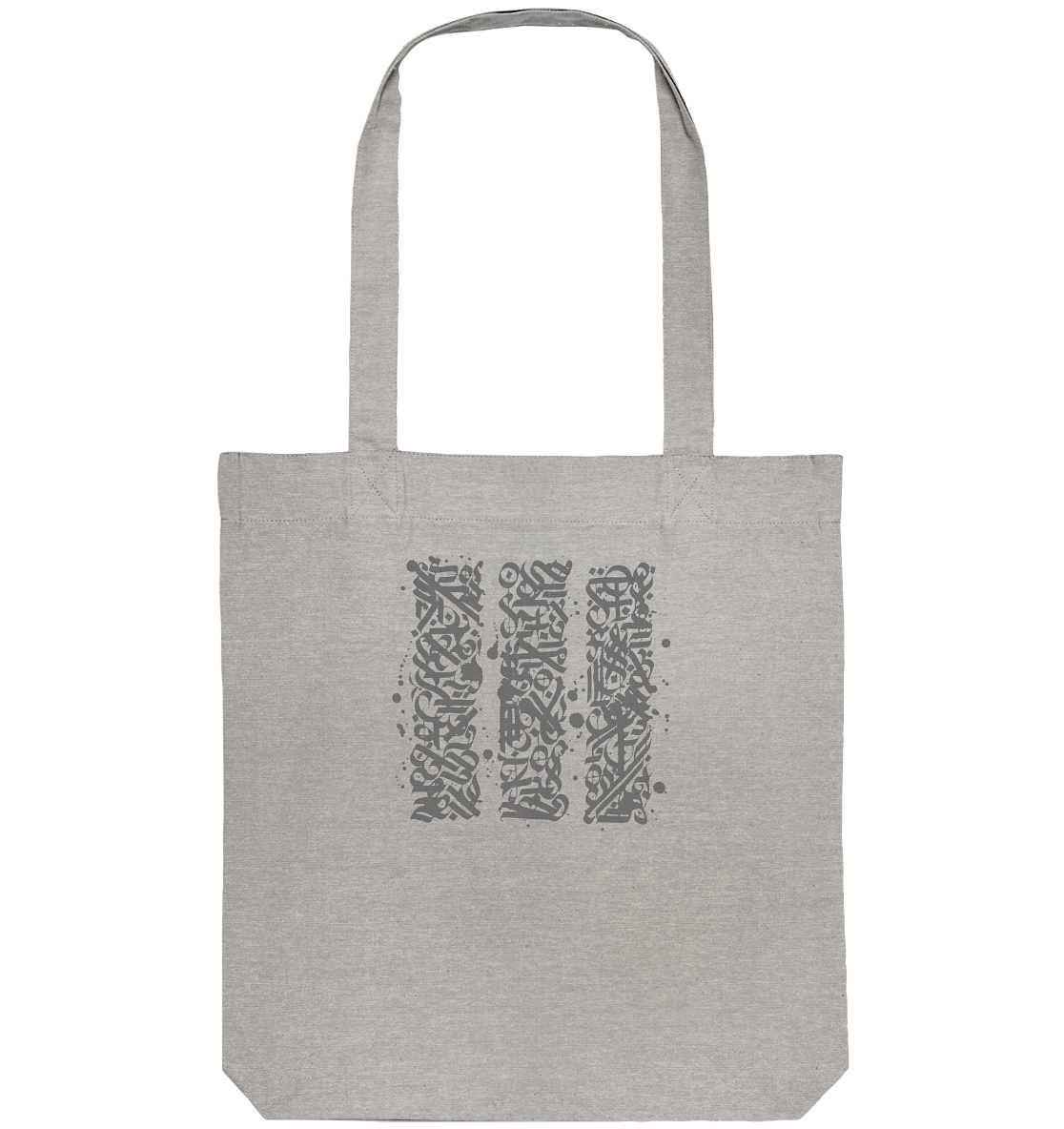 Calligraphy Columns - Organic Tote Bag