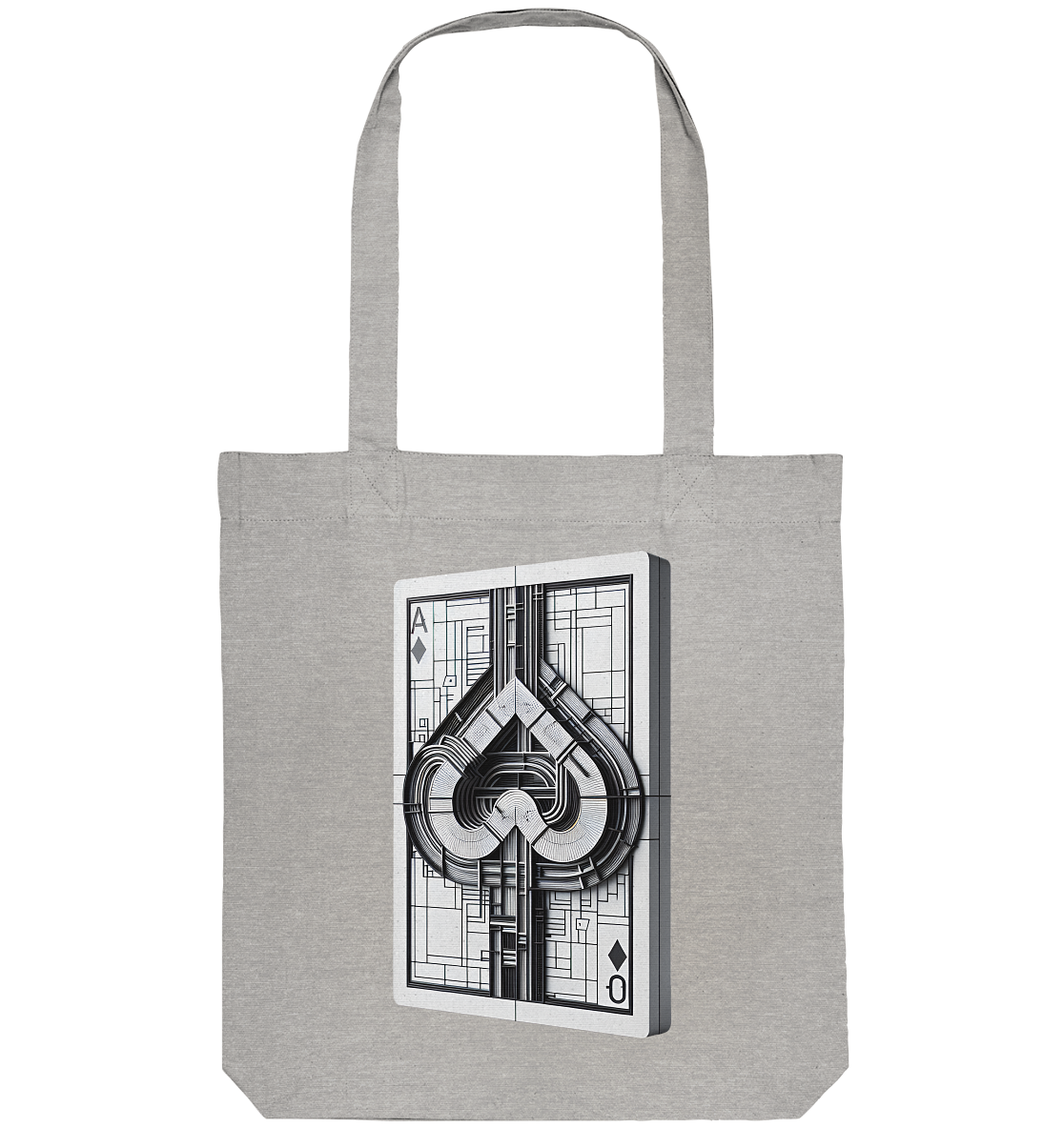 Abstract Ace of Spades - Organic Tote Bag