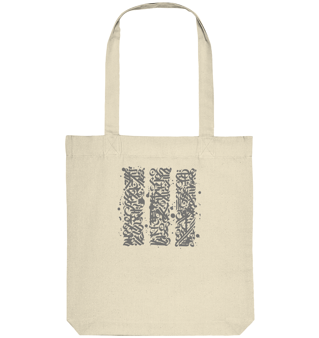 Calligraphy Columns - Organic Tote Bag