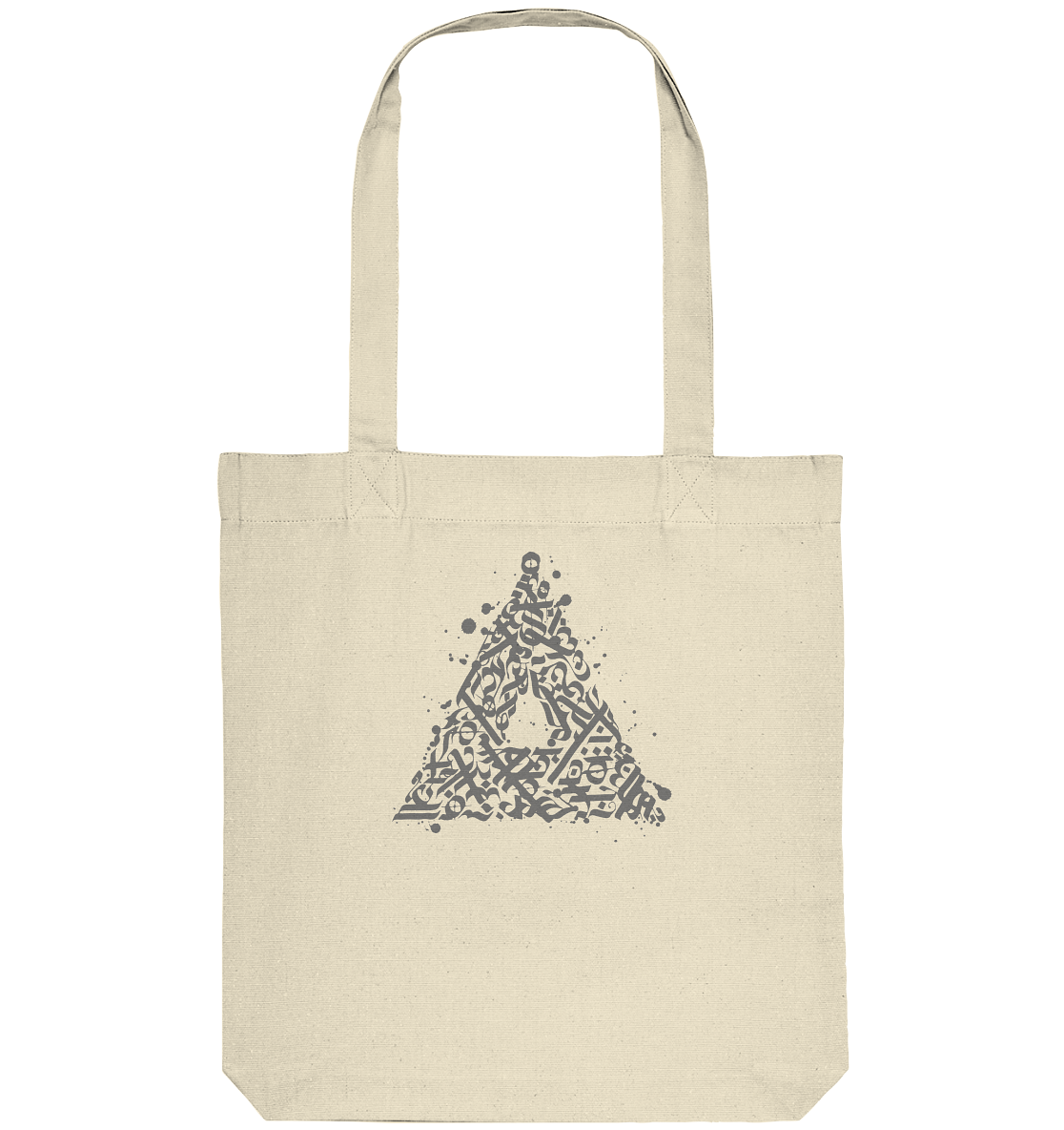 Calligraphy Triangle - Organic Tote Bag