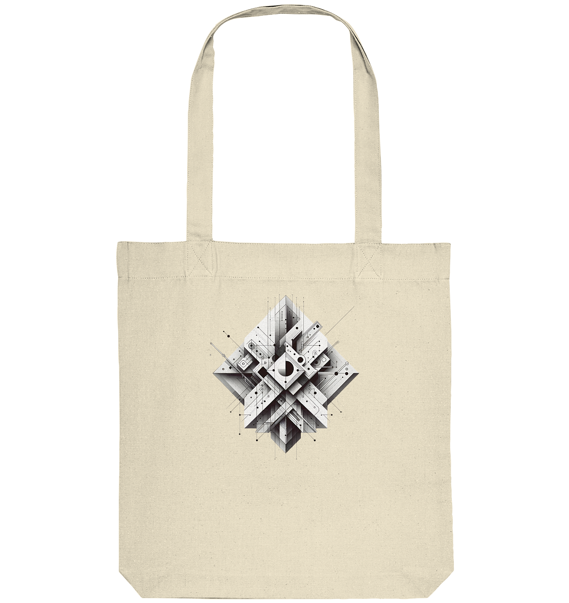 Abstract Technology - Organic Tote Bag