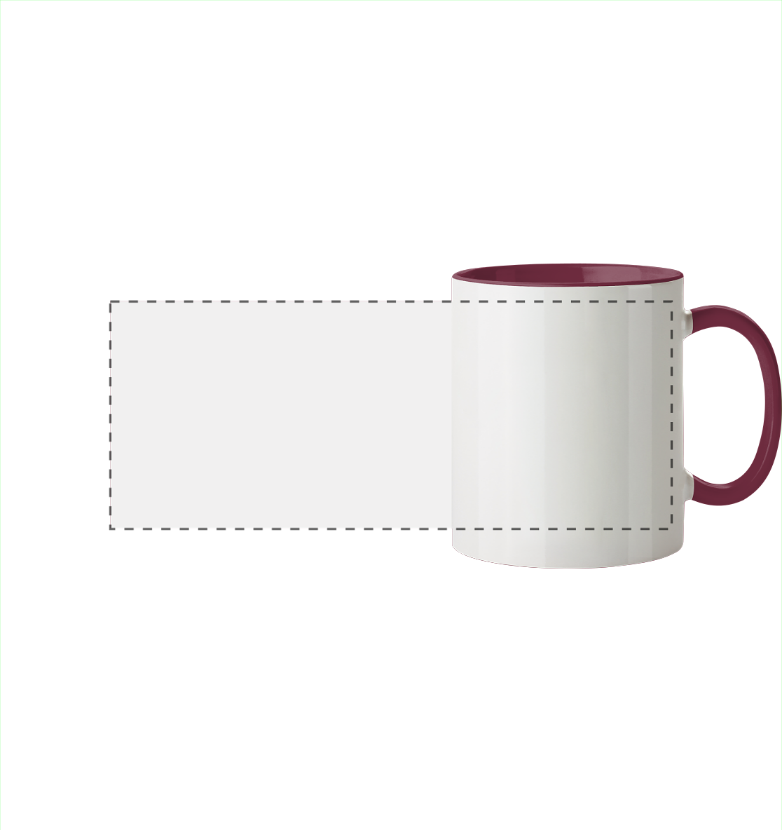 personalized panoramic cup two-tone