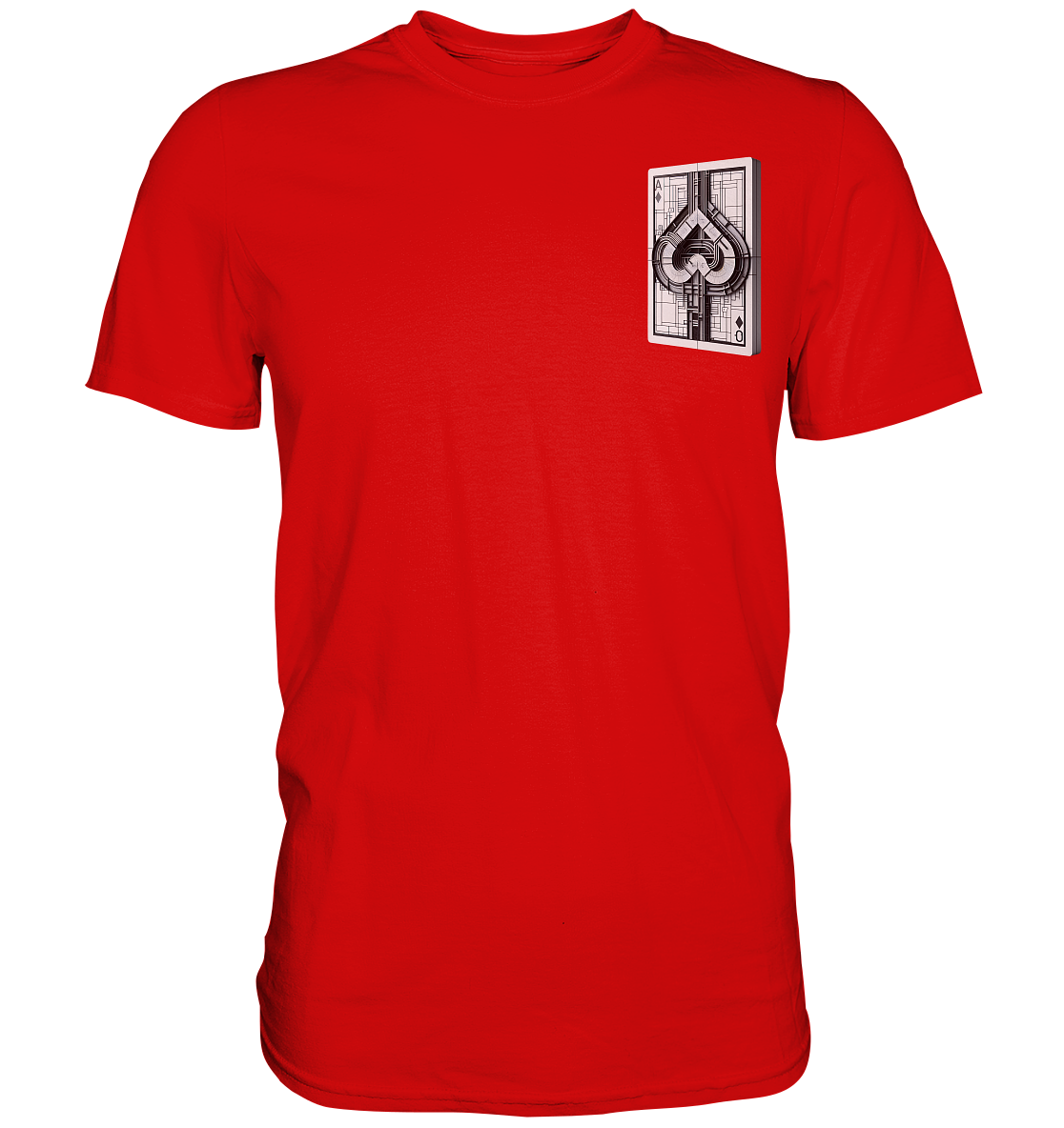 Abstract Ace of Spades - Premium Shirt