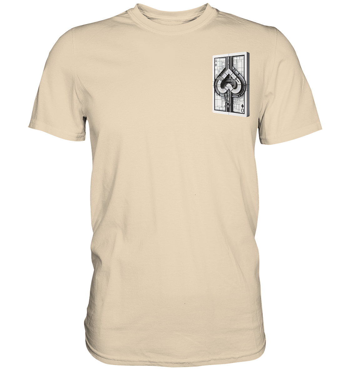 Abstract Ace of Spades - Premium Shirt