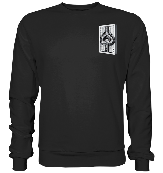 Abstract Ace of Spades - Premium Sweatshirt