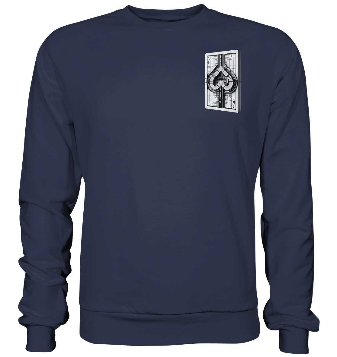 Abstract Ace of Spades - Premium Sweatshirt