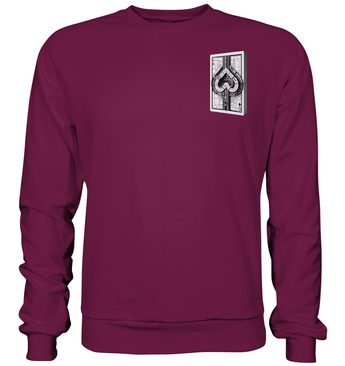 Abstract Ace of Spades - Premium Sweatshirt